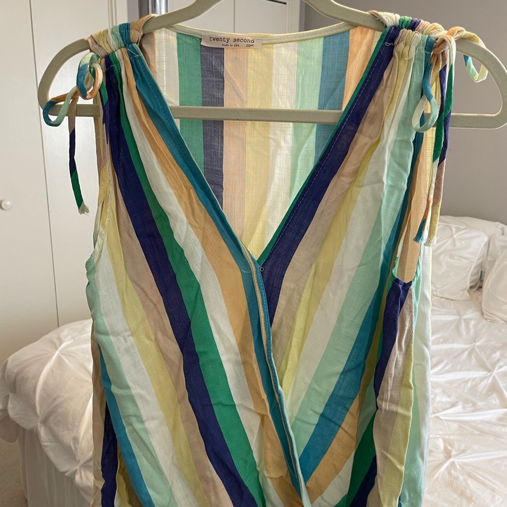 Twenty Second Sleeveless Stripe Top